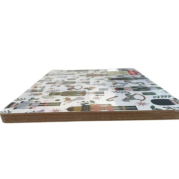 NUTCRACKER Cork Backed Hard Christmas Placemats 12x16 Set of 4 Holiday New - Picture 9 of 10